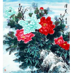 Chinese Peony Painting - CNAG007540