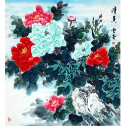 Chinese Peony Painting - CNAG007544