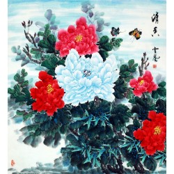 Chinese Peony Painting - CNAG007629