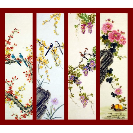 Chinese Flowers&Trees Painting - CNAG007758