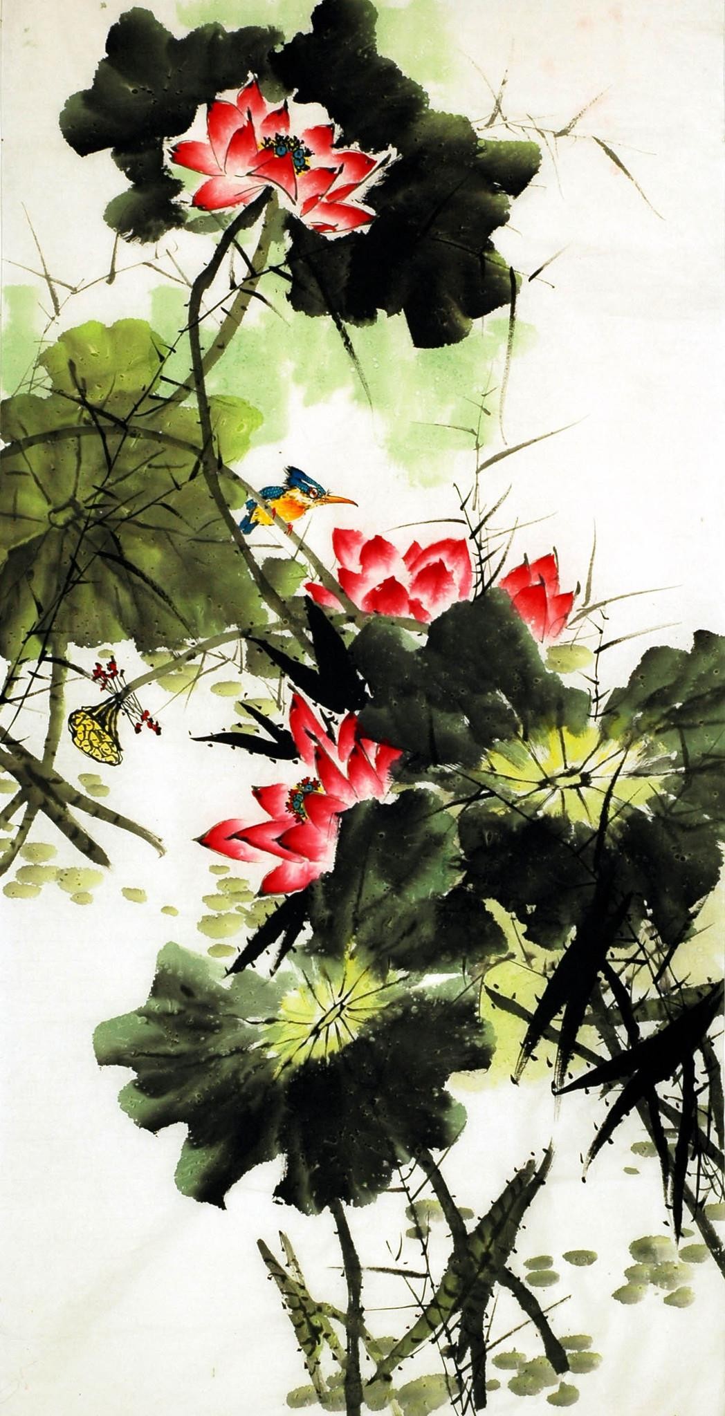 Chinese Flowers&Trees Painting - CNAG007770