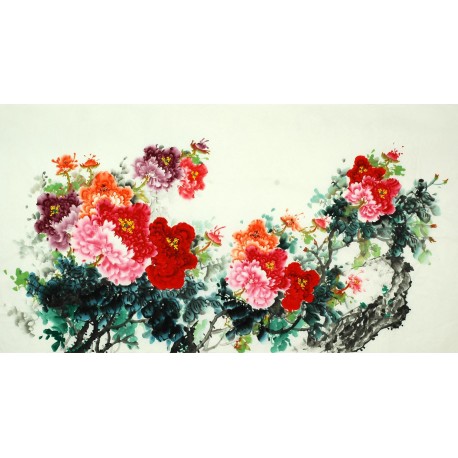 Chinese Peony Painting - CNAG007804