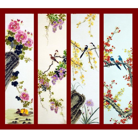 Chinese Flowers&Trees Painting - CNAG008199