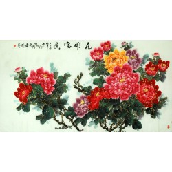 Chinese Peony Painting - CNAG008338