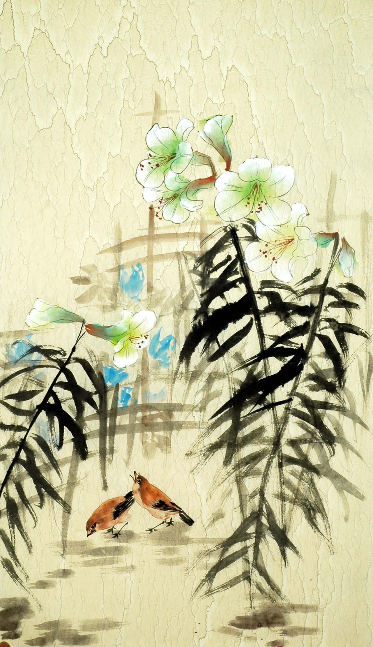 Chinese Flowers&Trees Painting - CNAG008435