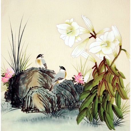 Chinese Flowers&Trees Painting - CNAG008478