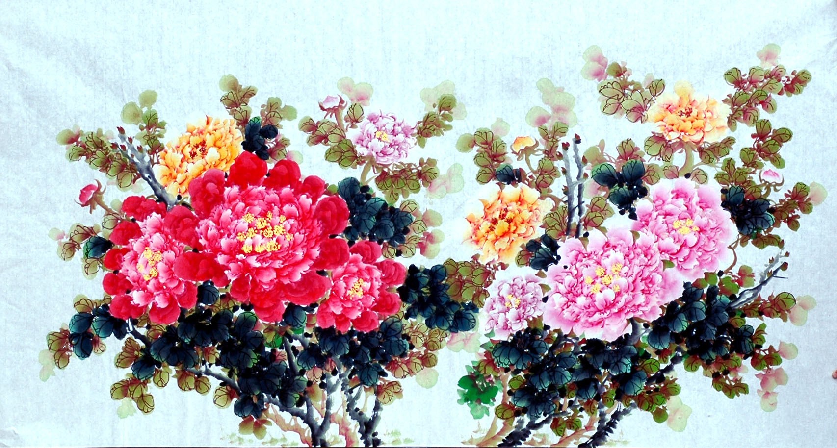 Chinese Peony Painting - CNAG008502