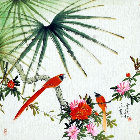 Chinese Flowers&Trees Painting - CNAG008607