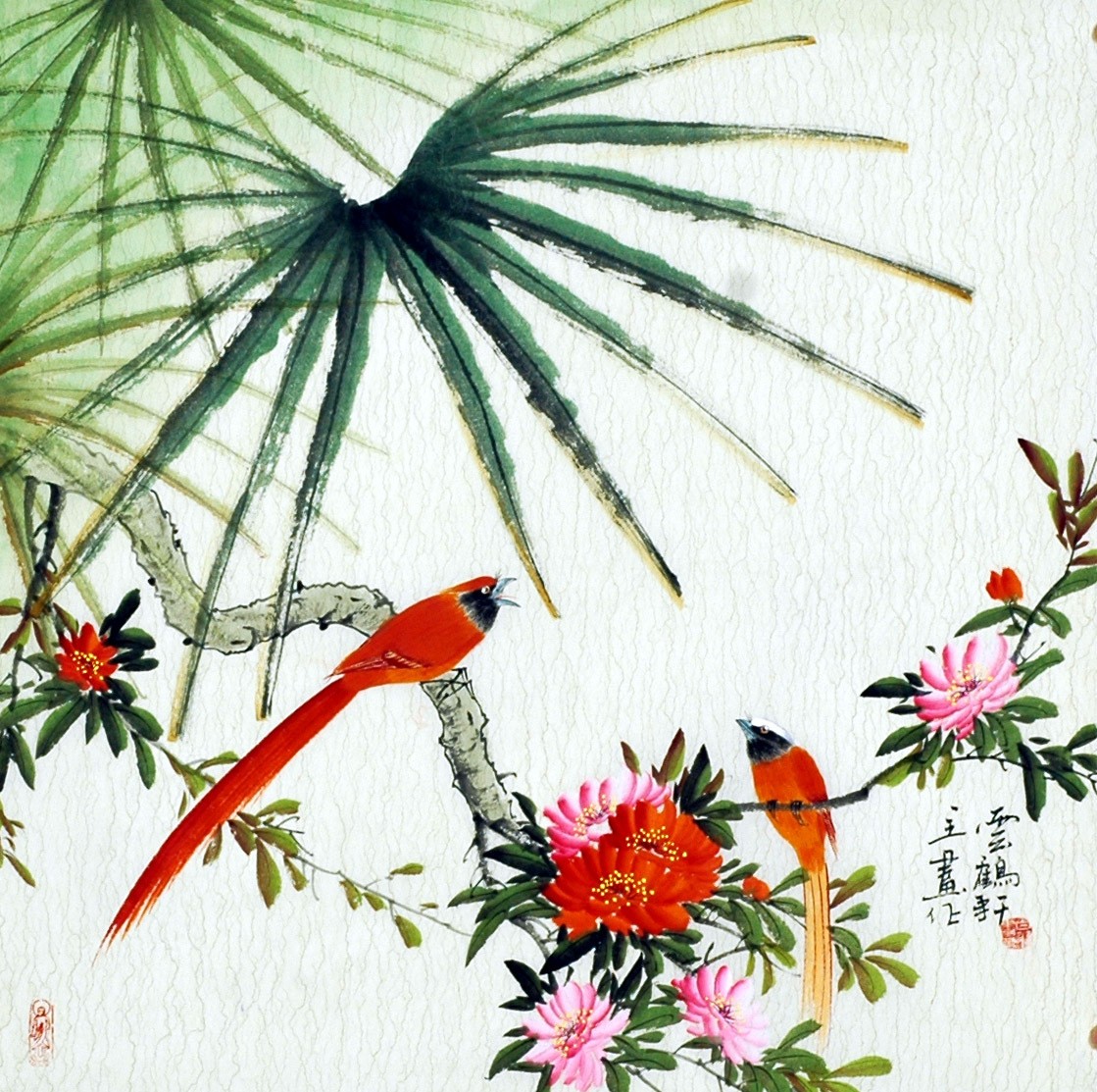 Chinese Flowers&Trees Painting - CNAG008607