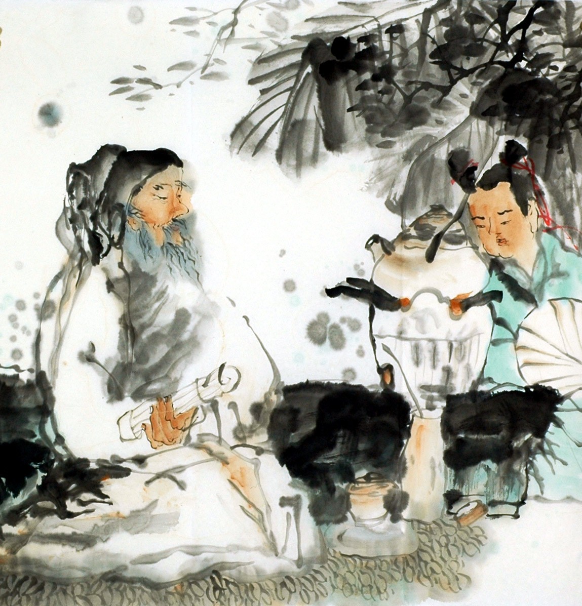 Chinese Figure Painting - CNAG008762