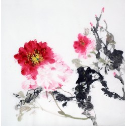 Chinese Peony Painting - CNAG009045