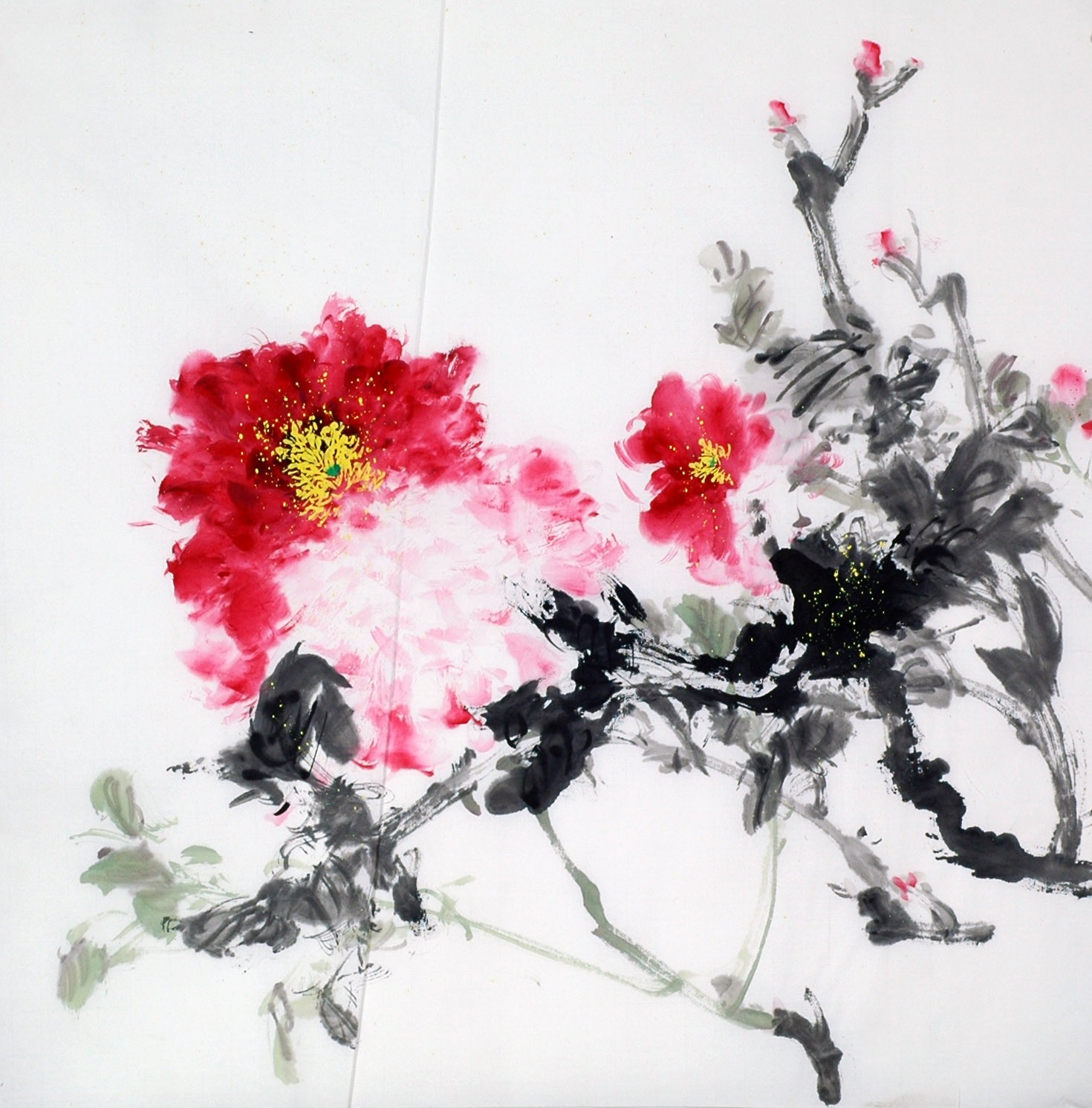 Chinese Peony Painting - CNAG009060