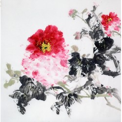 Chinese Peony Painting - CNAG009068