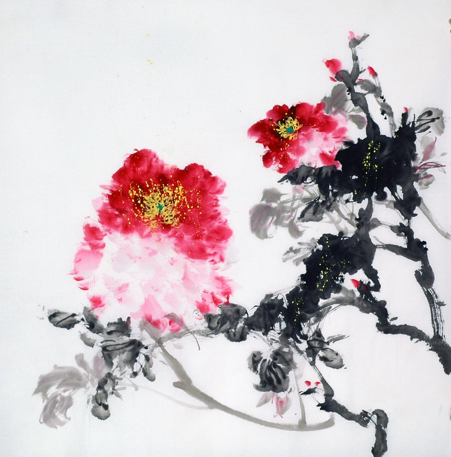 Chinese Peony Painting - CNAG009071