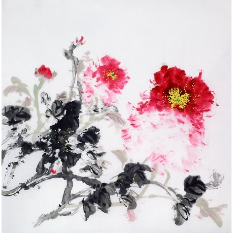 Chinese Peony Painting - CNAG009074