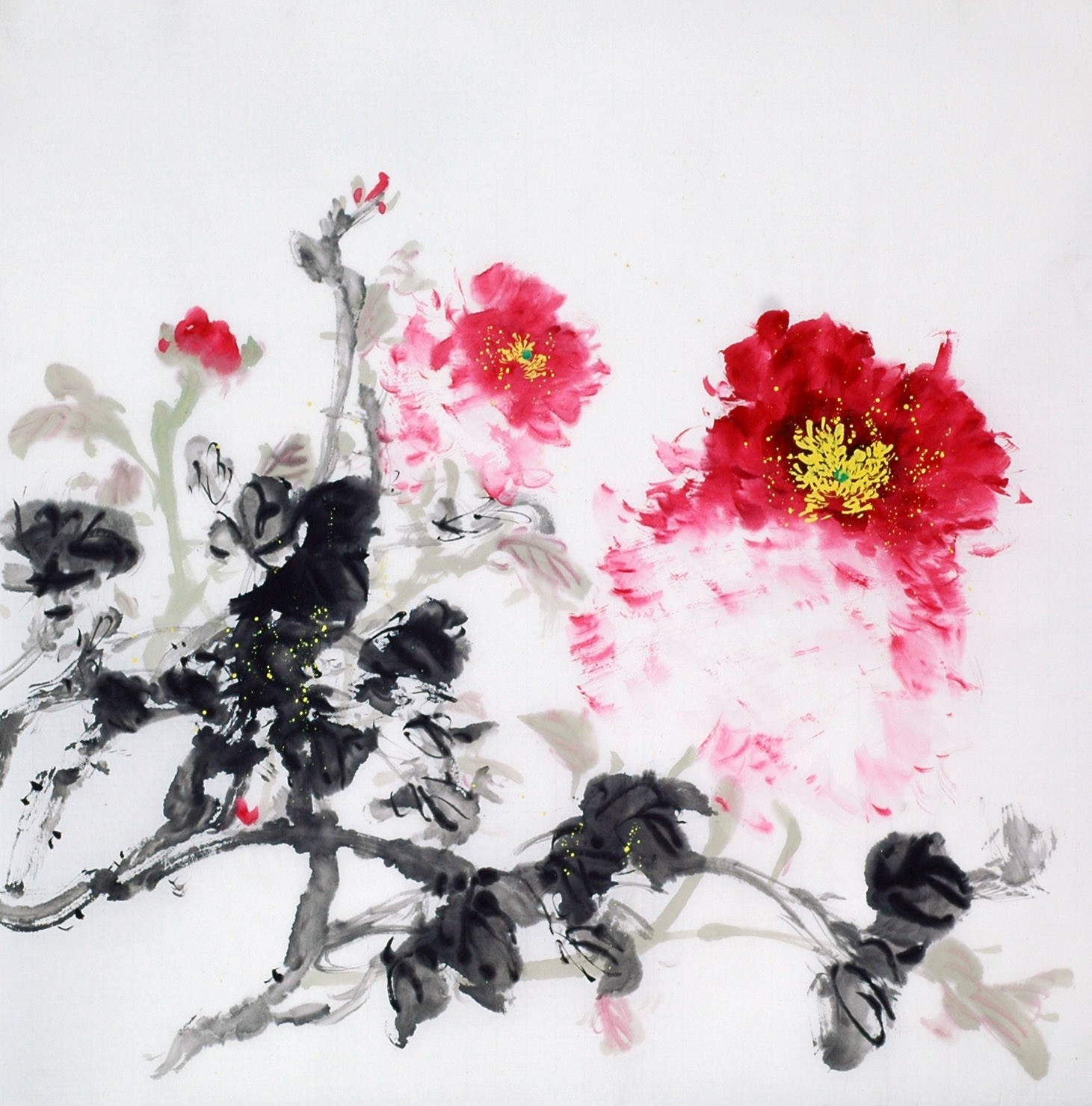 Chinese Peony Painting - CNAG009074