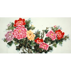 Chinese Peony Painting - CNAG009273