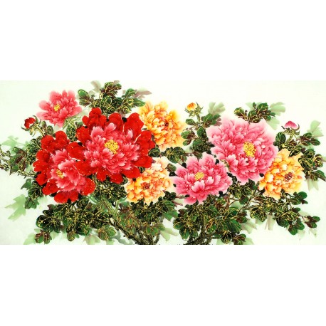 Chinese Peony Painting - CNAG009509