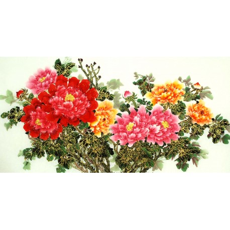 Chinese Peony Painting - CNAG009512