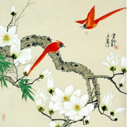 Chinese Flowers&Trees Painting - CNAG009601