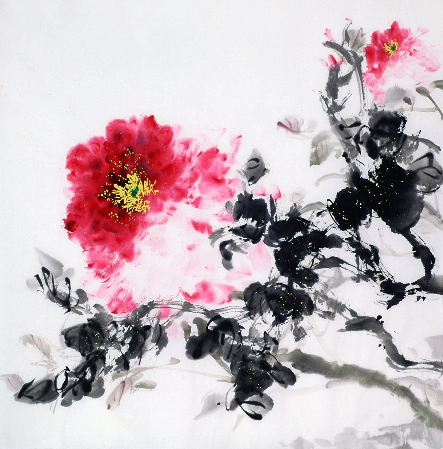 Chinese Peony Painting - CNAG009666