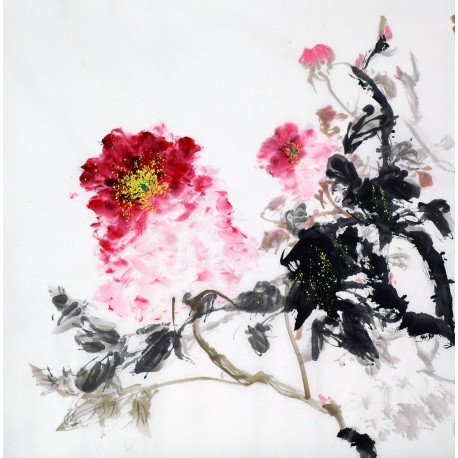 Chinese Peony Painting - CNAG009668