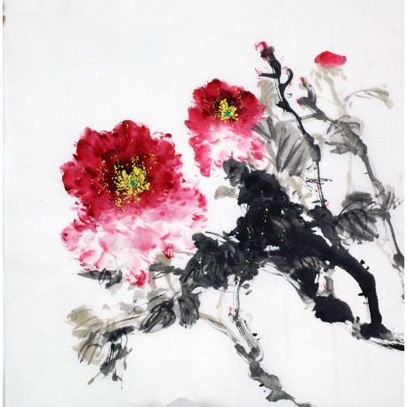 Chinese Peony Painting - CNAG009675