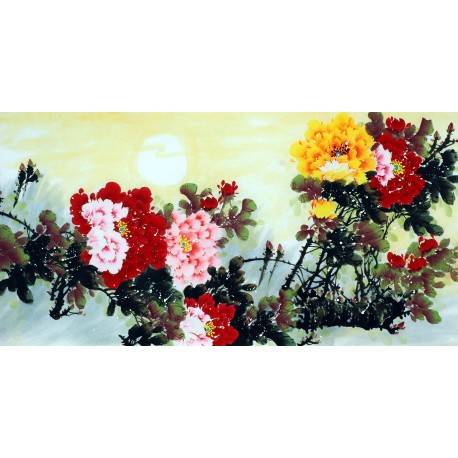 Chinese Peony Painting - CNAG009738