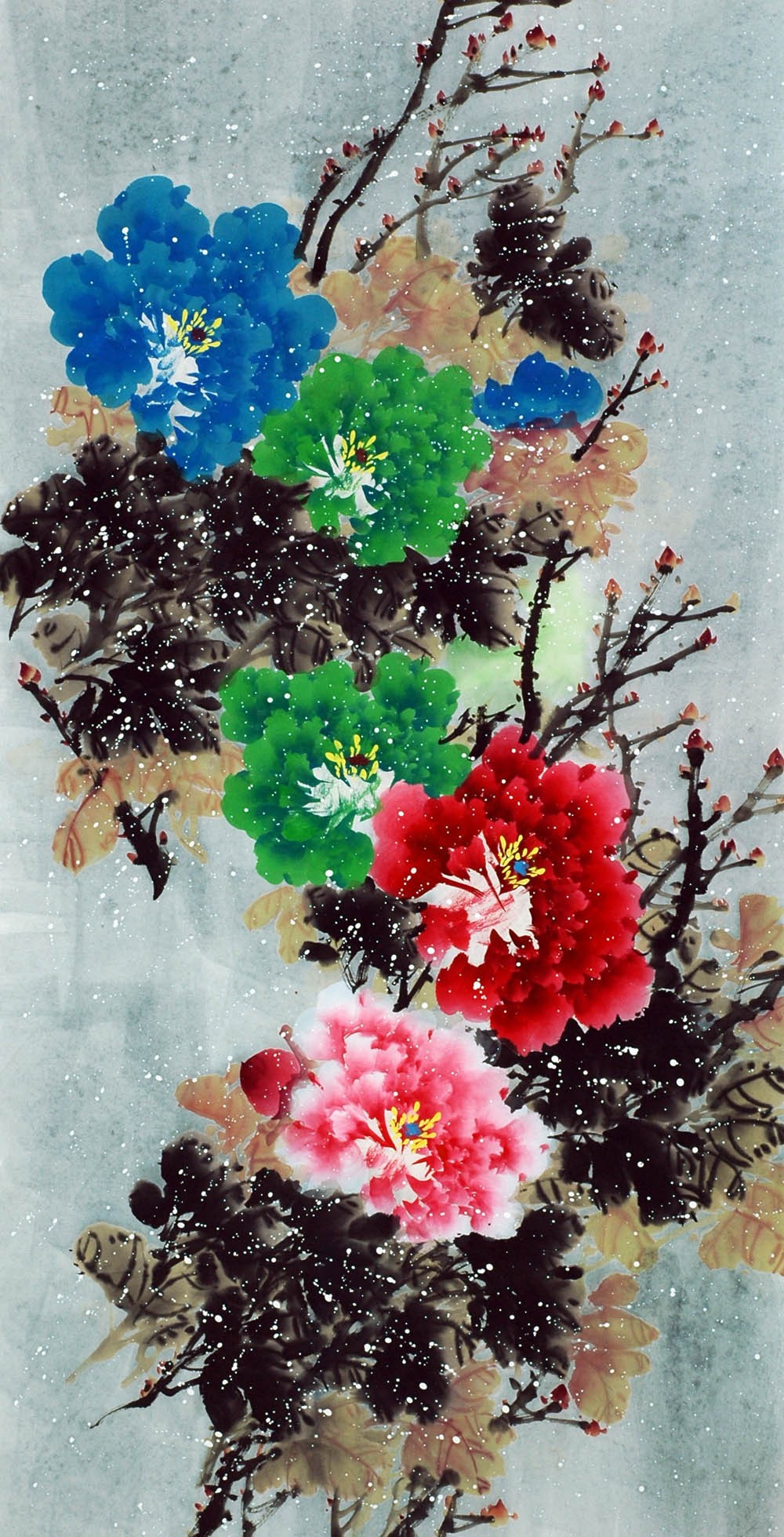 Chinese Peony Painting - CNAG009747