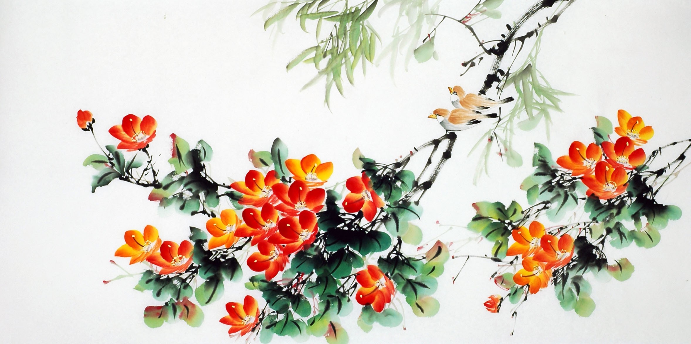 Chinese Flowers&Trees Painting - CNAG009900