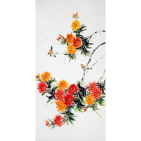 Chinese Flowers&Trees Painting - CNAG009907